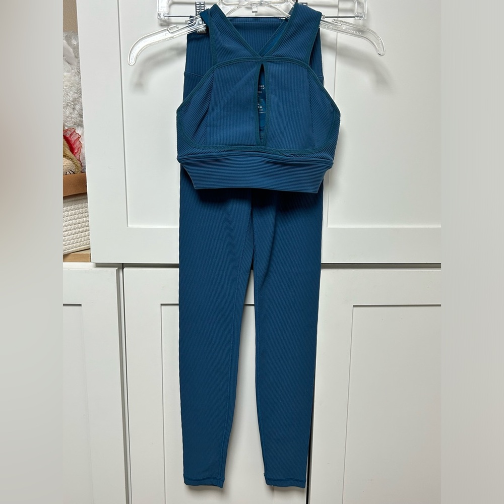 Buffbunny ribbed leggings and bra size xs